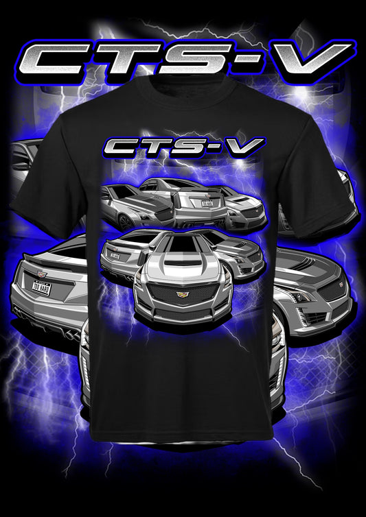 CTS-V Steel & Lightning Tee