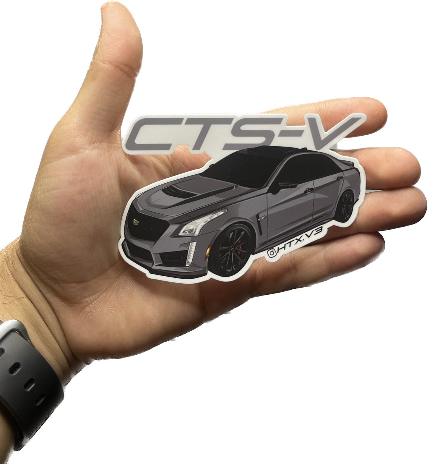 CTS-V Cartoon Sticker